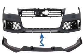 Prelungire Bara Fata compatibil cu AUDI A7 4G RS7 (2010-2018) Carbon Real - Img 1