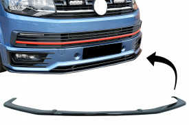 Prelungire Bara Fata Extensie compatibil cu VW Transporter T6 SPORTLINE (2015->) Negru Lucios - Img 2
