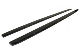 Prelungire praguri laterale compatibile cu BMW seria 5 F10 2010-2017, negru lucios - Img 1
