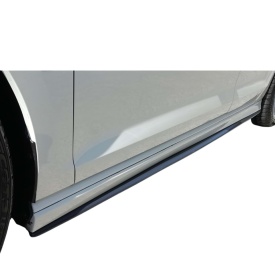 Prelungire praguri laterale compatibile cu VW Golf 7, 2012-2020, negru lucios - Img 3