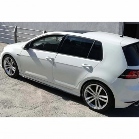 Prelungire praguri laterale compatibile VW GOLF 7 VII 2012-2020 negru Lucios - Img 2
