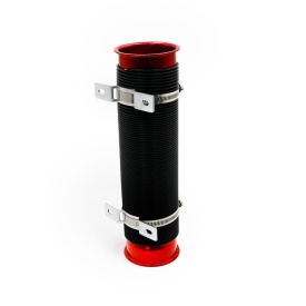 Prelungire universala aer din filtru pana in admisie cu diametru de 75mm cu intindere pana la 1m, furtun negru cu capete rosu - Img 7