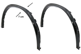 Prelungiri Aripi Extensii Aripi compatibil cu BMW X6 F16 2015-2020 M-Design M-Sport Negru Lucios - Img 8