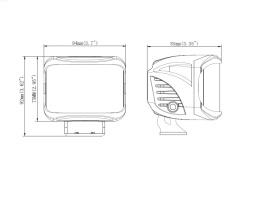Proiector auto, 8 LED-uri, 20W, 1600LM, 12-24V pentru ATV Jeep 4x4 - Img 7