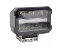 Proiector auto cu LED, universal, lumini de zi DRL alb si portocaliu, 12V-24V, E-mark - Img 8