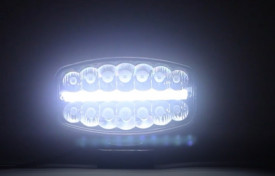Proiector cu led, faza lunga si pozitie, 80W, 4100 lm, 12V - 24V, omologare E-Mark,E-Mark, compatibil DAF, MAN, SCANIA - Img 2