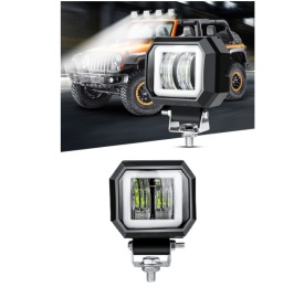 Proiector cu Led, pozitie alb neon, 7D Optic, 20W, 12V-24V - Img 7