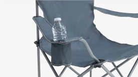 Scaun pliabil pentru camping, plaja, pescuit sau gradina, Easy Camp Spruce Chair Fjord Blue, culoare albastru, 110 kg - Img 4
