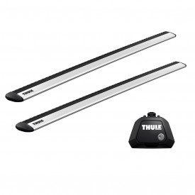 Set 2 bare portbagaj transversale Thule Wingbar Evo compatibil MAZDA 6 2012-> SW, cu bare longitudinale - Img 2