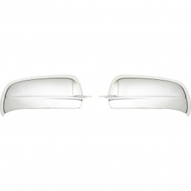 Set 2 Capace cromate de oglinda compatibil VW PASSAT B5 1997-2004, plastic cromat - Img 5
