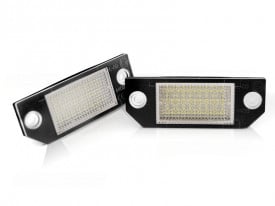 Set 2 lampi numar LED compatibil Ford C-MAX 2006-2010, Focus 2 2004-2008, Focus C-Max 2003-2006 - Img 1