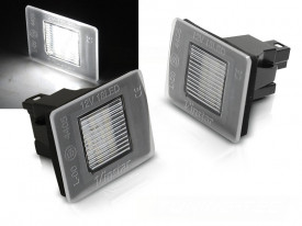 Set 2 lampi numar LED compatibil Mercedes clasa A W176, GLA X156, GLE W166, GL X166, Vito, V-Class W447 - Img 2