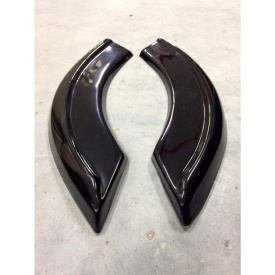 Set 2 ornamente prelungire bara spate Seat Leon 3 III 2012-2020, negru lucios - Img 3