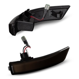 Set 2 Semnalizari Dinamice Full LED pentru Oglinda compatibil cu Ford Focus II 2008-2012, Focus III 2012-2017, Mondeo IV 2010-2014, fumurii - Img 4
