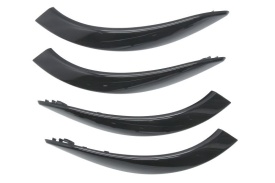 Set 4 Manere plastic compatibil BMW seria 3 F30 F31 2012- 2018, negru lucios