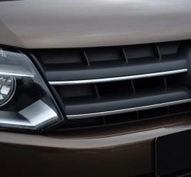 Set 4 Ornamente inox grila compatibil cu VW AMAROK 2010-2016