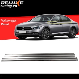Set 4 ornamente inox pentru chedere VW PASSAT B6 2005-2010 Sedan sau Combi - Img 4