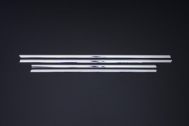 Set 6 ornamente din inox pentru chedere geam BMW X5 E70 2006-2013 - Img 1