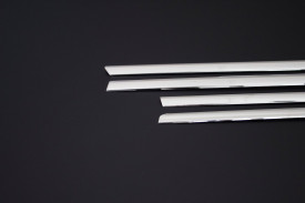 Set 6 ornamente din inox pentru chedere geam BMW X5 E70 2006-2013 - Img 2