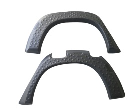 Set 6 protectii aripa overfendere, compatibil Mitsubishi L200 2020->, plastic ABS - Img 8
