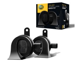 Set Claxon Auto Hella TE26, 400-500 Hz, 12V 110db compatibil VW Amarok, Arteon, Beetle, Caddy, CC, Crafter, EOS, Fox, Golf, ID Buzz, ID.3, ID.4, ID.5, ID.7, Jetta, MultiVan, Passat, Phaeton, Polo, Scirocco, Sharan, T-Cross, T-Roc, Tiguan, Touareg, Touran - Img 2