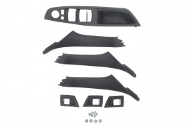 Set complet manere interior negru compatibil BMW seria 5 F10 F11 2010-2017