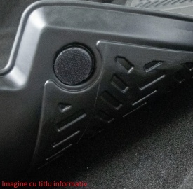 Set covorase auto cauciuc Audi A4 B6 / B7 2001-2007 forma tavita - Img 2