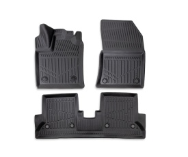 Set covorase auto cauciuc BMW Seria 3 E46 1998-2006, forma tavita 3D