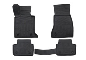 Set covorase auto cauciuc BMW Seria 5 G30 2017-2023, forma tavita 3D