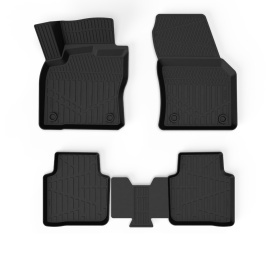 Set covorase auto cauciuc Mercedes Clasa E W211 2002-2009, forma tavita 3D