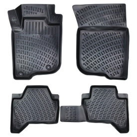 Set covorase auto cauciuc MITSUBISHI L200 / Triton Tornado 2015-2019, 2020-> forma tavita - Img 1
