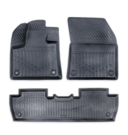 Set covorase auto cauciuc Peugeot 5008 2017-2024, forma tavita 3D