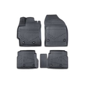 Set covorase auto cauciuc TOYOTA Corolla E140 2013-2018, forma tavita 3D