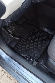 Set covorase auto cauciuc Toyota Corolla XII 2019-> forma tavita - Img 2