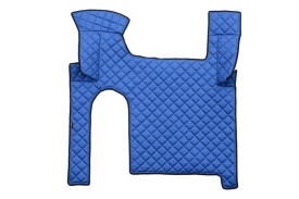 Set covorase camion, piele ecologica compatibil cu compatibile cu MAN TGX 2006-2018, cutie manuala, Albastru cu doua sertare - Img 3