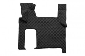 Set covorase camion, piele ecologica compatibil cu MAN TGX 2007-2018 Negru, AUTOMAT, cu 2 sertare - Img 4