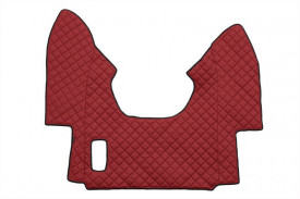 Set covorase camion, piele ecologica DAF XF 95 1997-2005 Rosu, AUTOMATA - Img 3