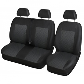 Set huse auto pentru scaune compatibile Mercedes Sprinter W906 2007-2018, 3 locuri, material textil, fara masuta - Img 7