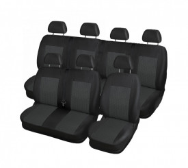 Set huse auto pentru scaune compatibile Mercedes Sprinter W906 2007-2018 Doka, 7 locuri, material textil - Img 1