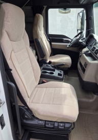 Set huse scaune camion compatibile MAN TGX 2007-2020, catifea crem - Img 2