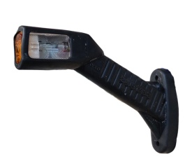 Set lampa LED laterala gabarit pentru camion, remorca, rulota, 12-24V, alb galben rosu, 2 buc - Img 5
