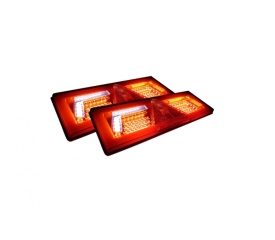 Set lampi stop spate stanga si dreapta LED, pozitie neon, 12-24V, 6 functii - Img 2