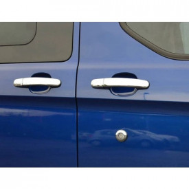 Set ornamente cromate manere portiere compatibile FORD CUSTOM 2012-> - Img 3