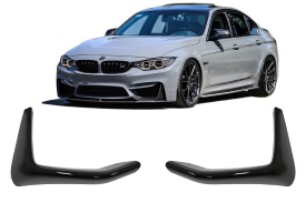 Splitter Prelungire Bara Fata Negru Lucioscompatibil cu BMW F80 M4 2014-2019