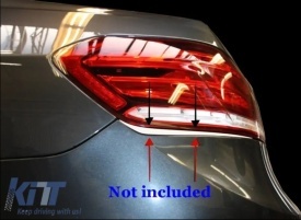 Stopuri LED compatibil cu MERCEDES E-Class W212 2009-2013 Facelift Design Rosu Clar - Img 9