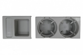 Suport Pahare si Monede compatibil cu BMW 3 Series E46 1998-2005 Gri - Img 2