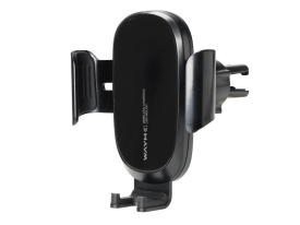 Suport telefon, gravitational cu prindre in grila si incarcator inductiv de 15W - Img 1