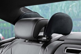 Tetiera auto din material textil, pentru dormit - Img 5