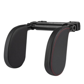 Tetiera auto din piele neagra, pentru dormit