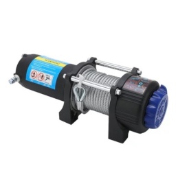 Troliu electric cu telecomanda pentru remorcare autoturisme, jeep-uri, barci, off-road, 4000LBS 1820kg, 12V - Img 2